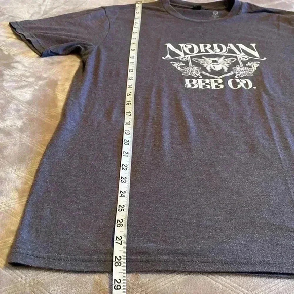 District Short Sleeve Gray Graphic T-Shirt  Norman Bee Co.  Unisex Size Large. - Picture 6 of 6